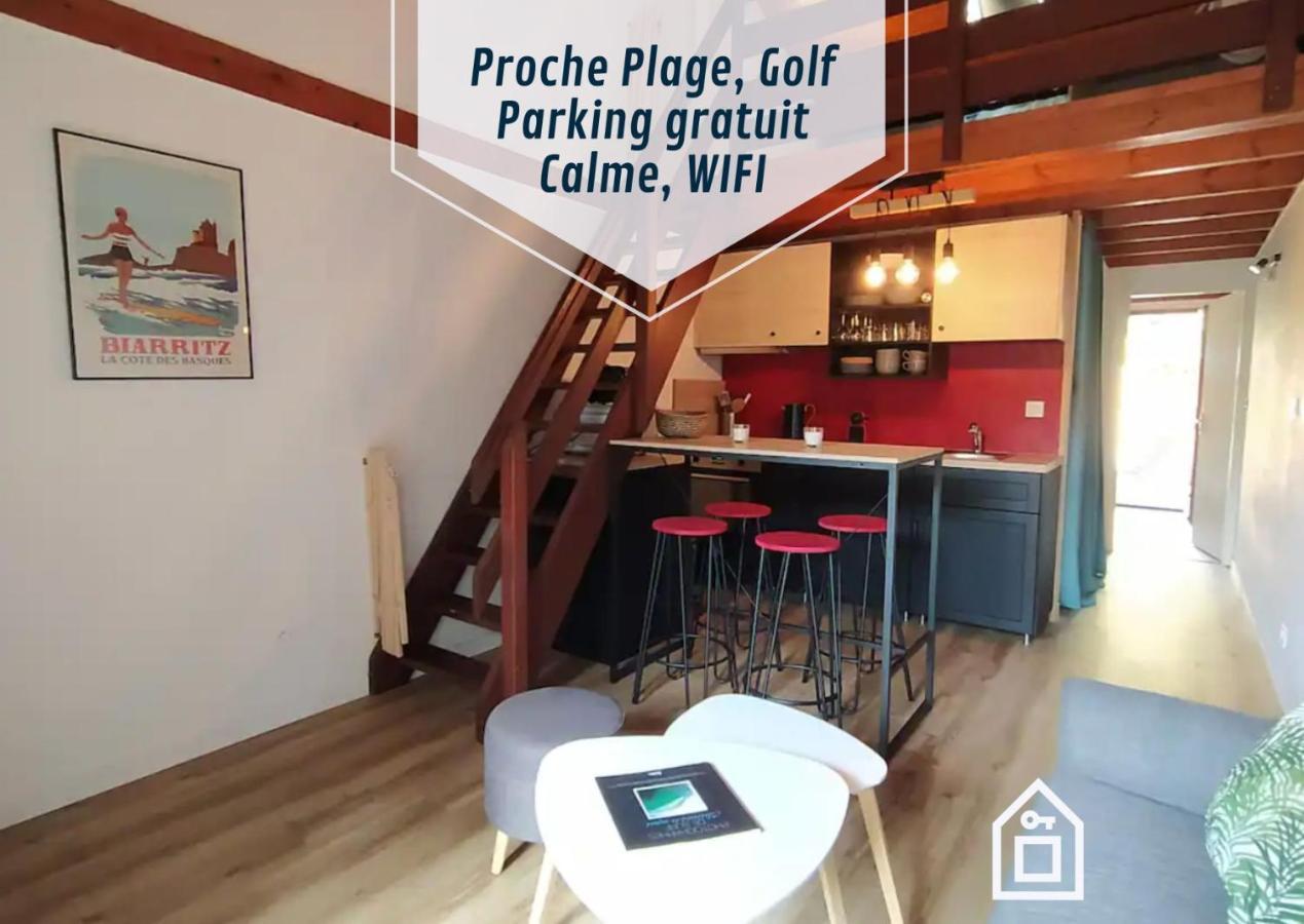 Bidarteko Paradisua Proche Plage, Golf, Parking Kültér fotó