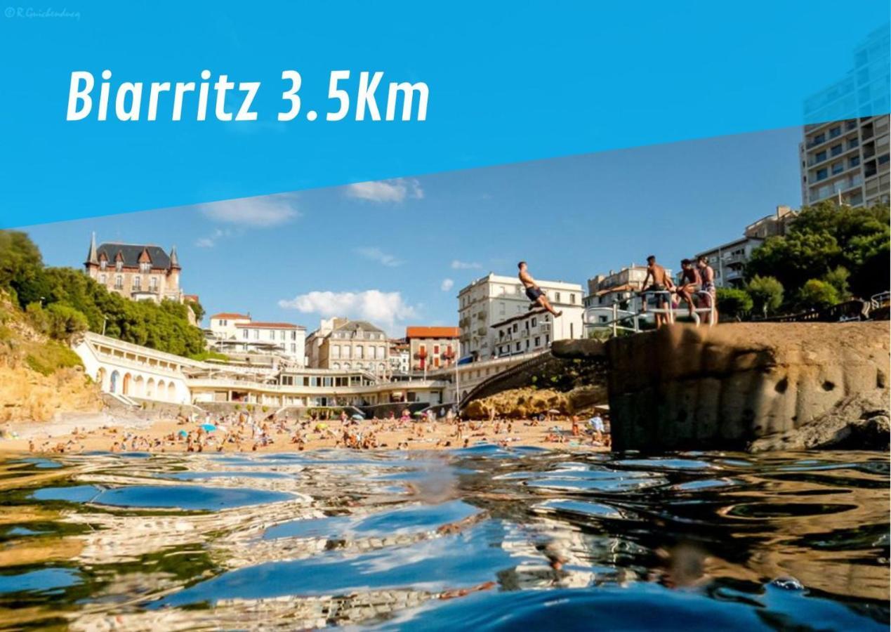 Bidarteko Paradisua Proche Plage, Golf, Parking Kültér fotó